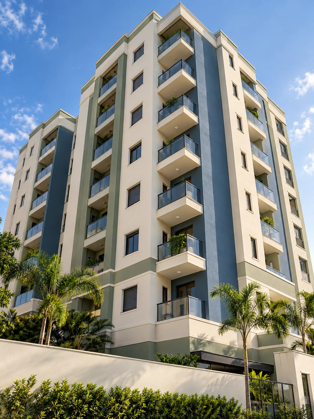 Imagem ilustrativa de fachada residencial renovada